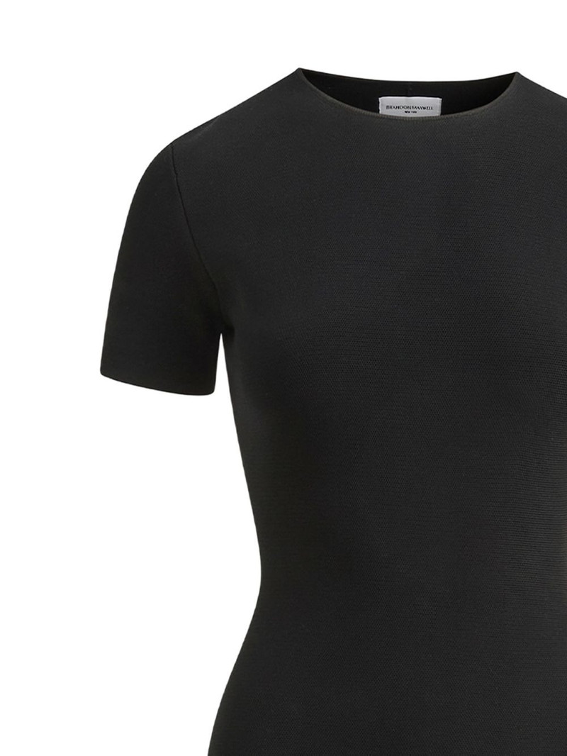 BRANDON MAXWELL Willa knitted midi dress outlook