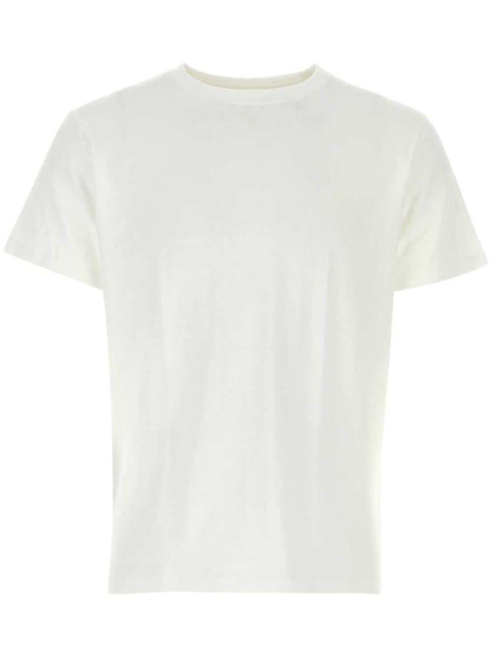 cotton-blend crew-neck t-shirt - 1