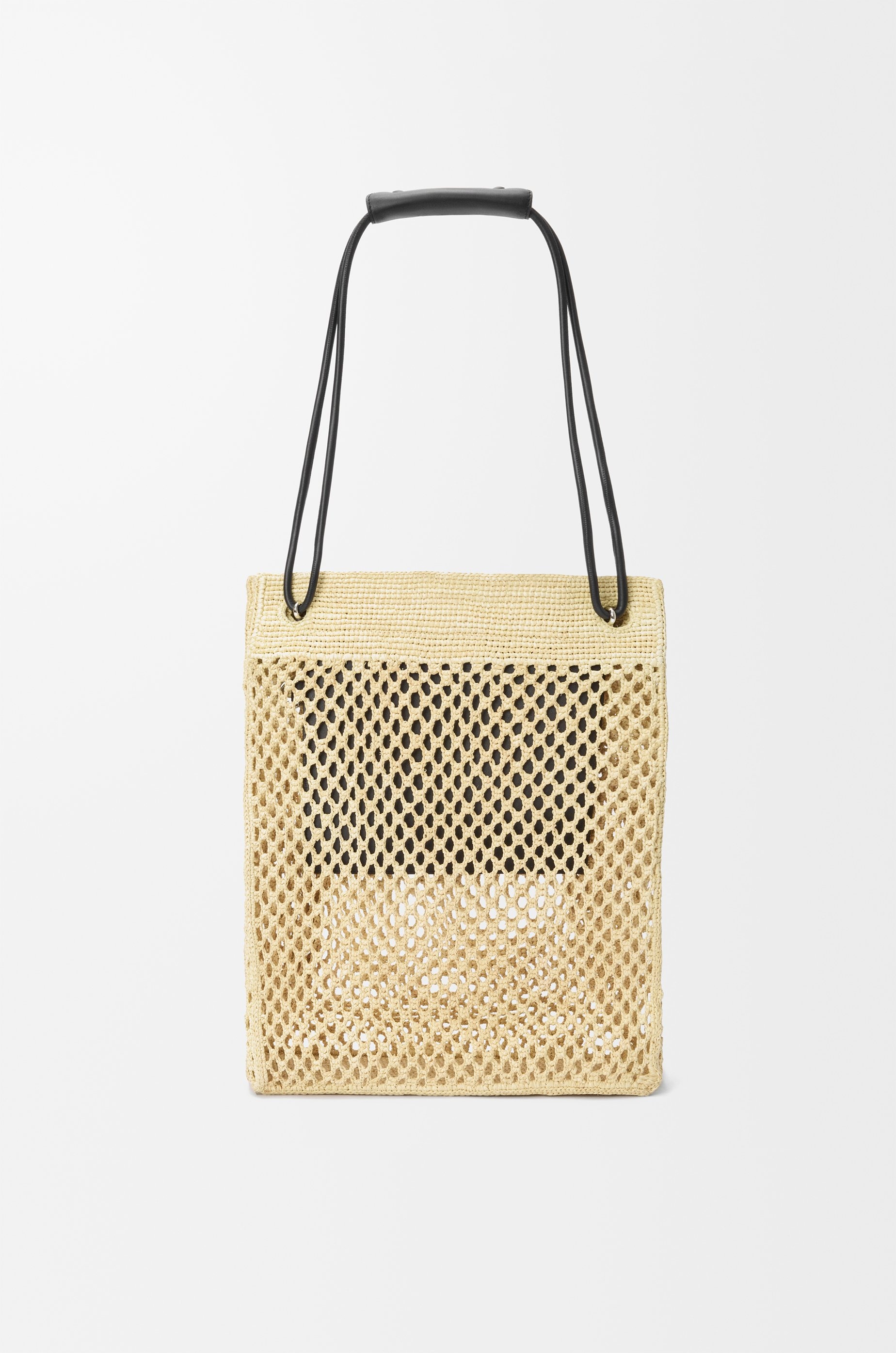 Pebble hobo in raffia - 5