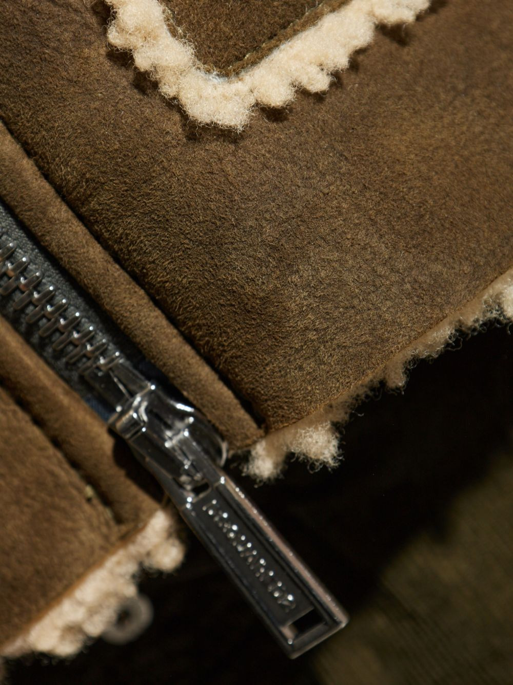 hooded shearling jacket - 5