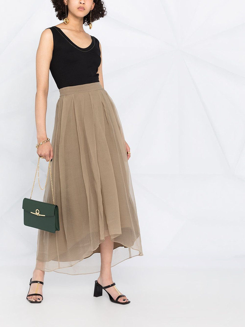 Brunello Cucinelli scoop neck sleeveless top outlook