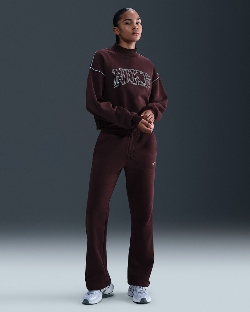 Nike Sportswear Phoenix Fleece Women's Mid-Rise Open-Hem Pants - 1