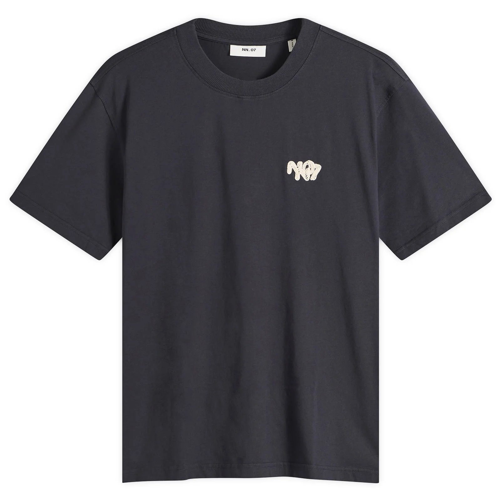 NN07 Adam Twin Needle Embroidered T-Shirt - 1