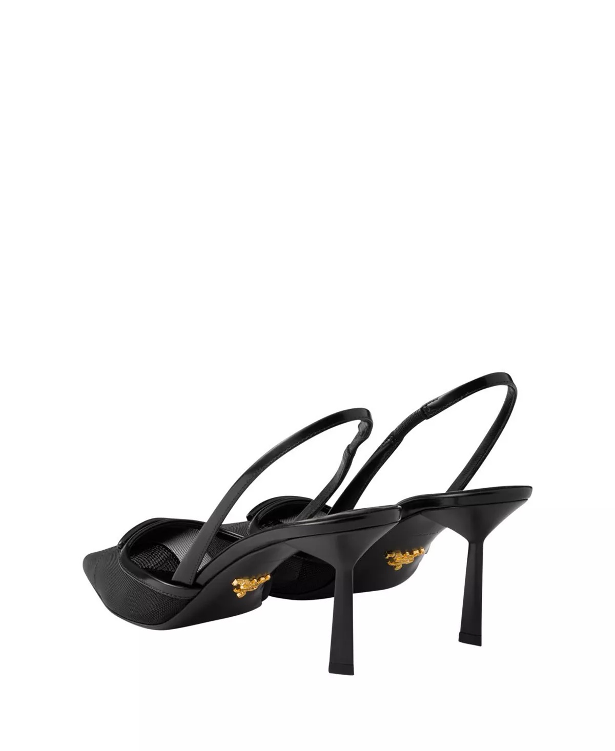 Women's Mesh Fabric Slingback Pumps - 4