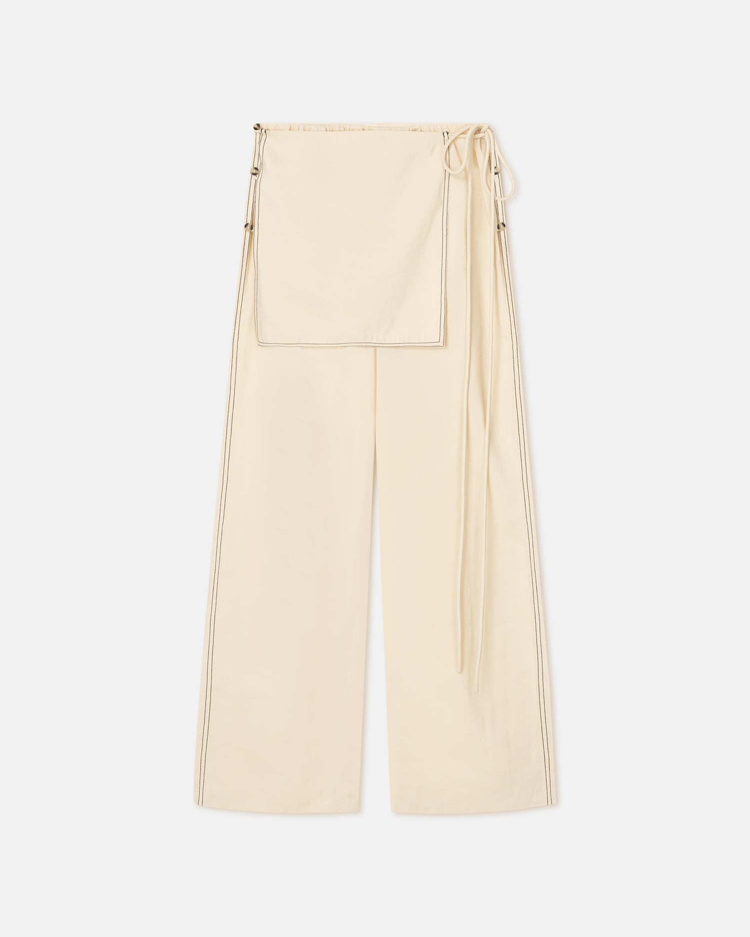 Glass Poplin Pants - 7