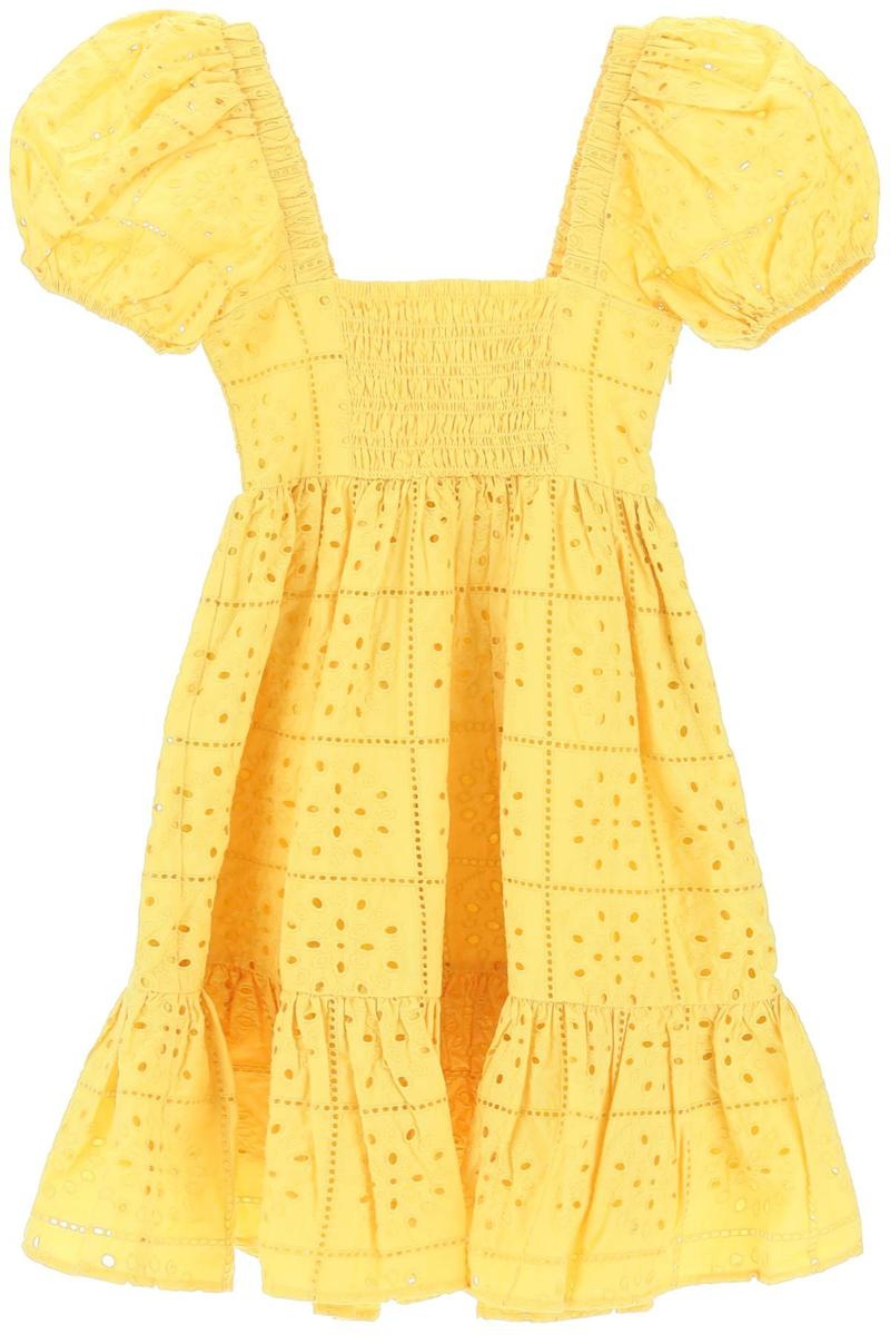 Ganni BRODERIE MINI DRESS - 1