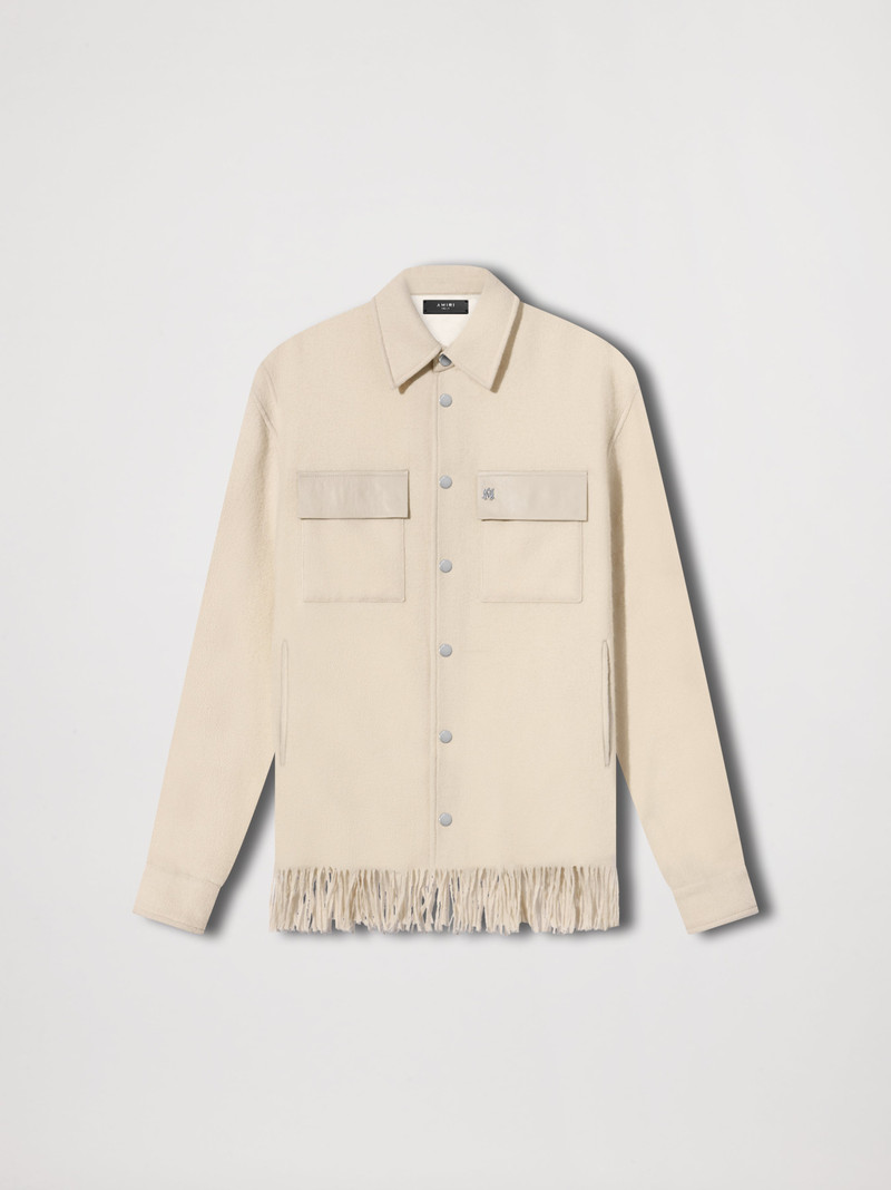 BUTTON FRINGE PADDED OVERSHIRT 1