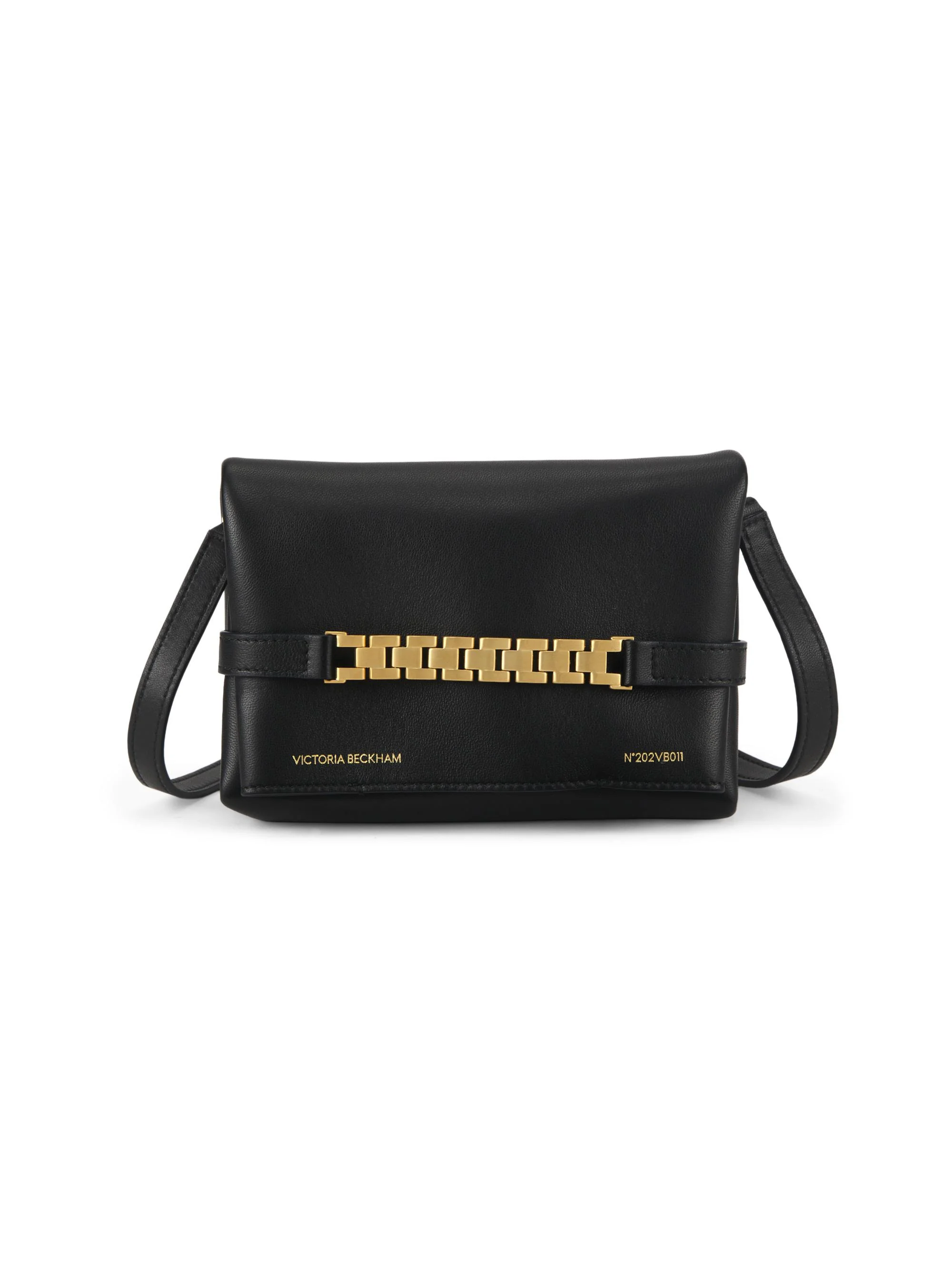 Women's Mini Leather Shoulder Bag - Black - 1