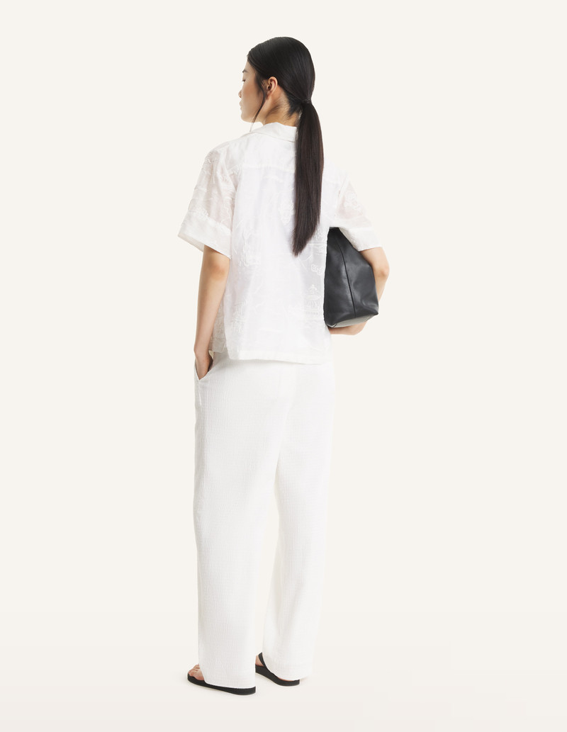 PARISIAN MAP SHEER RESORT SHIRT 6