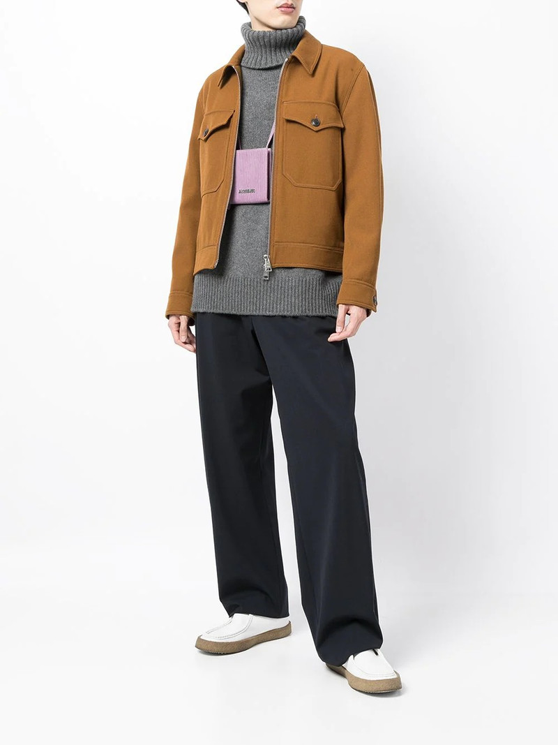 extreme cashmere roll neck jumper outlook