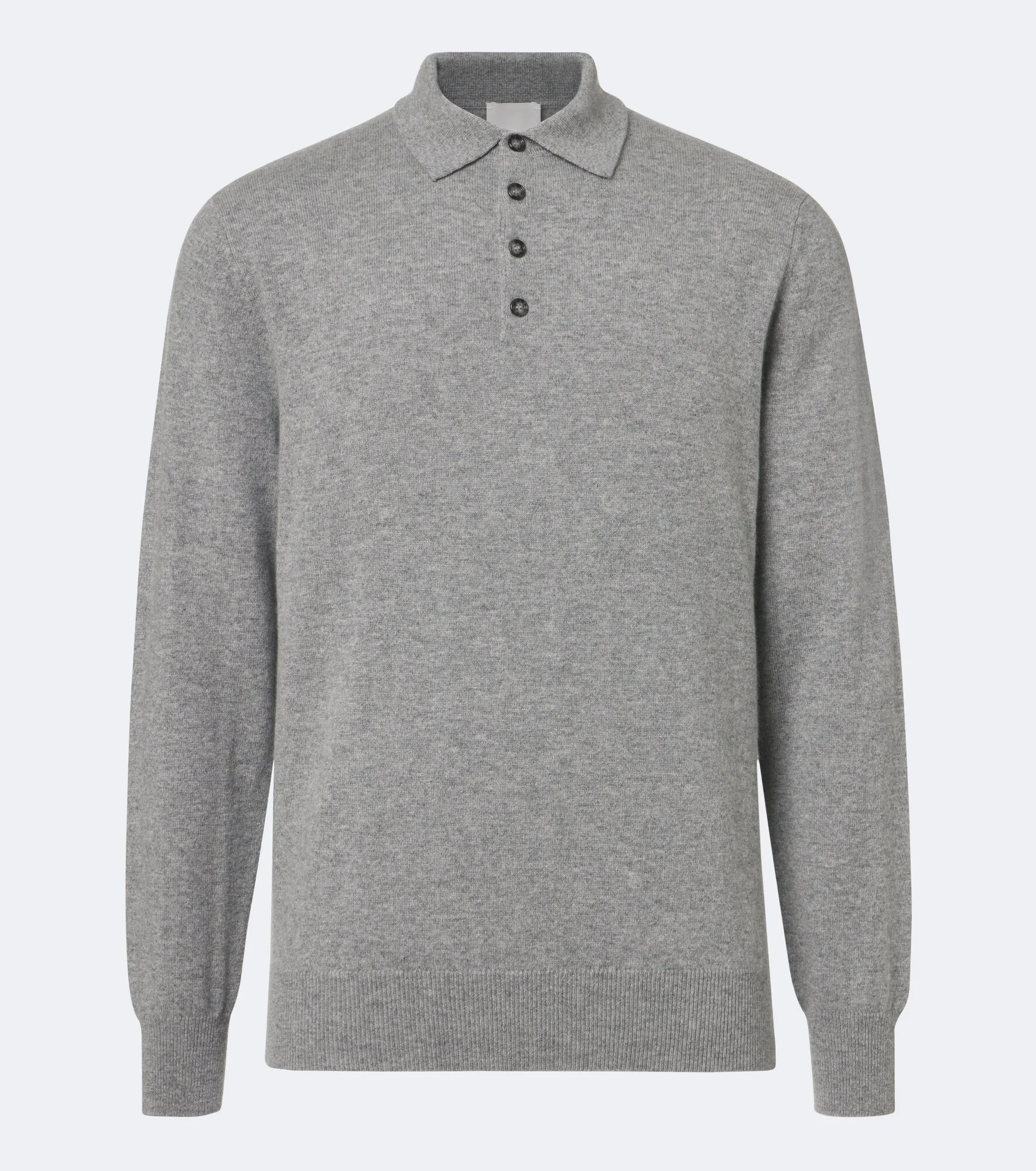Cashmere polo sweater - 1