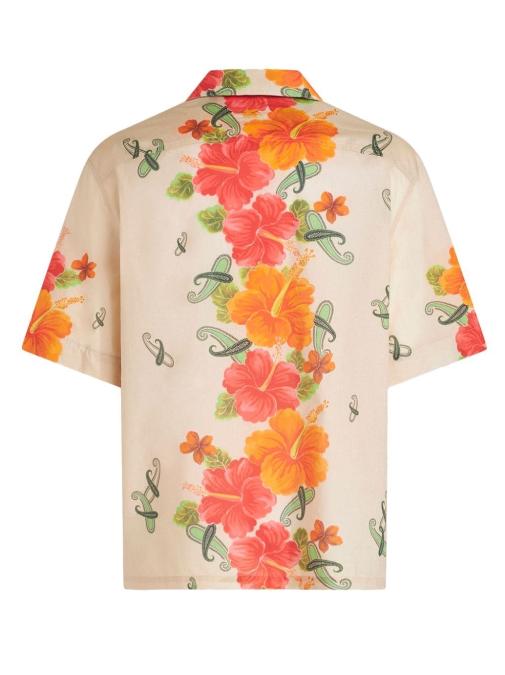 floral-print cotton shirt - 6
