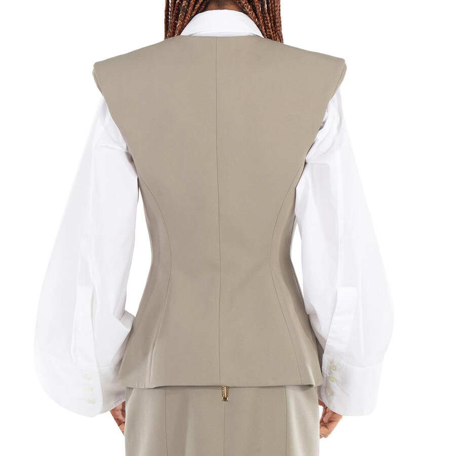 Balmain Grain-Effect Buttoned Vest - 4