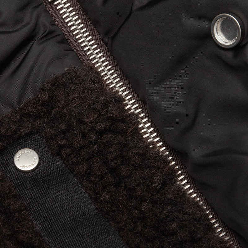 AMBUSH FLEECE ZIP TOP - BROWN/BEIGE 4