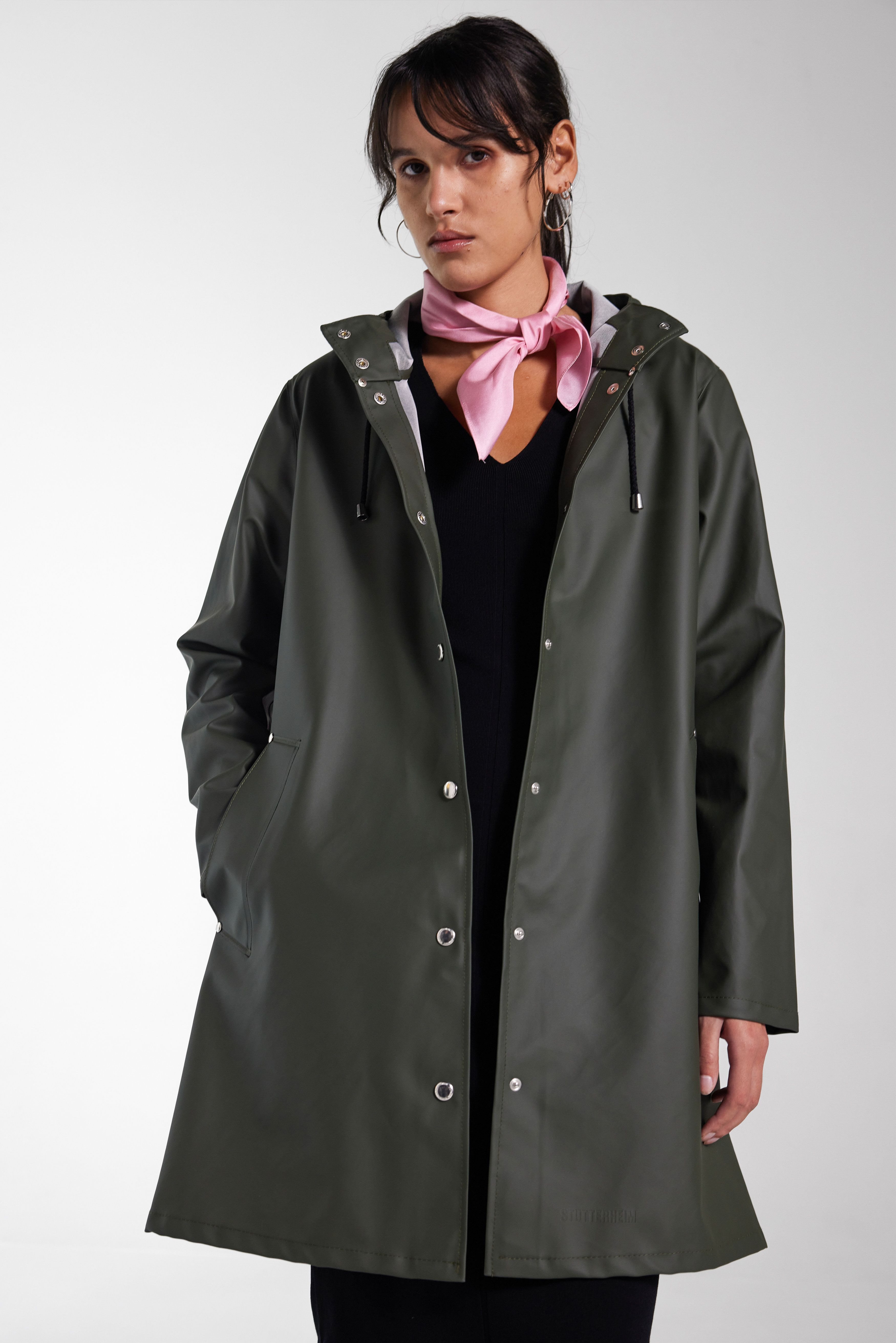 Mosebacke Lightweight Raincoat Green - 3