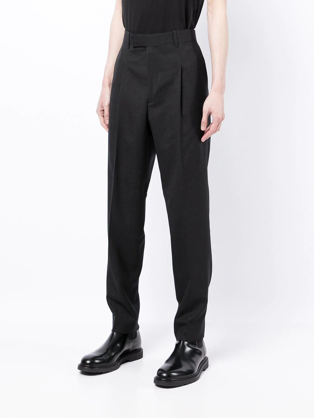 tailored-cut straight trousers - 3