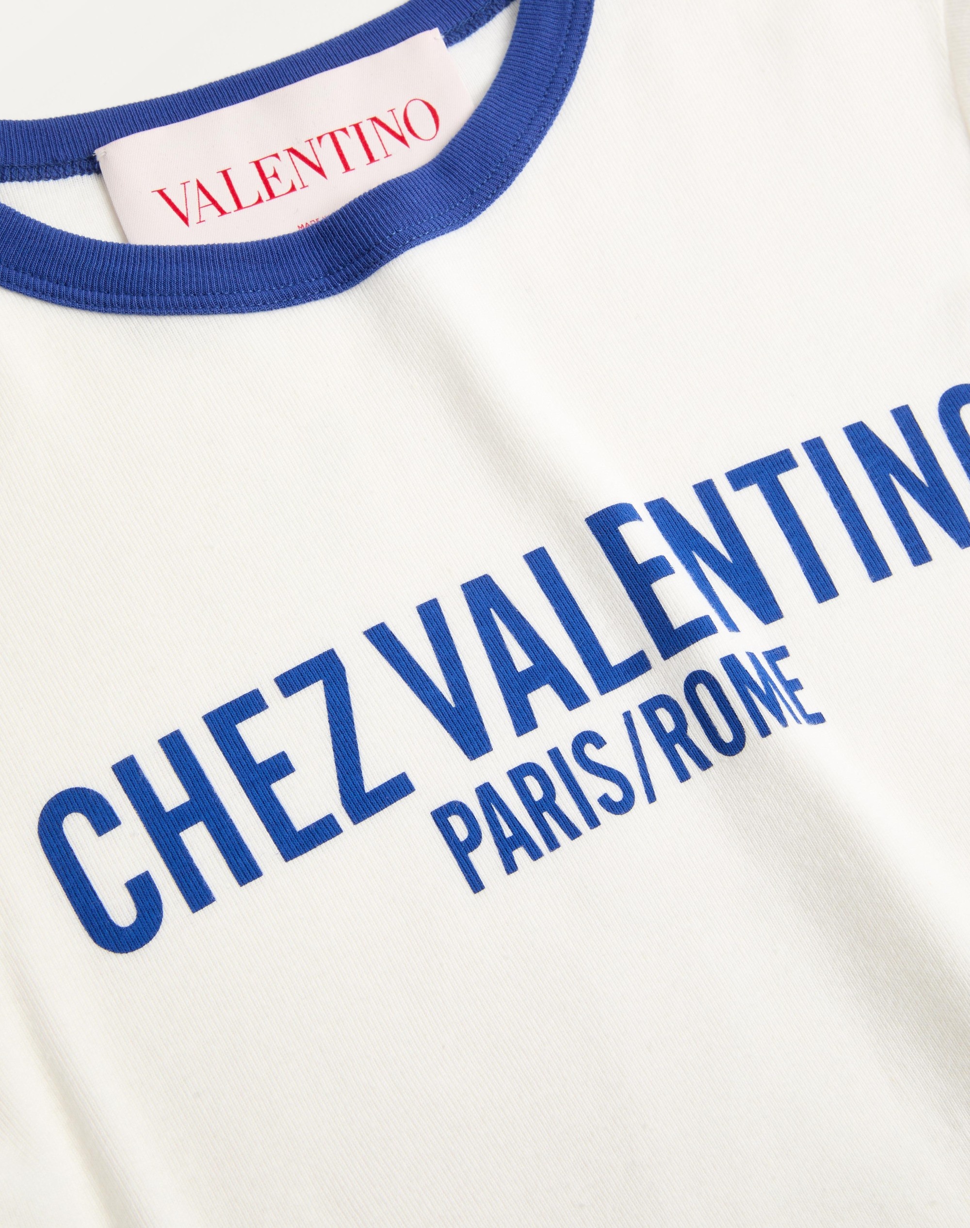 Valentino JERSEY COTTON T-SHIRT | REVERSIBLE