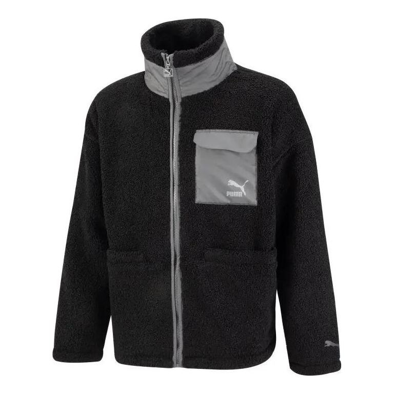 PUMA Patch Pocket Sherpa Jacket 'Black' 539570-01 - 1