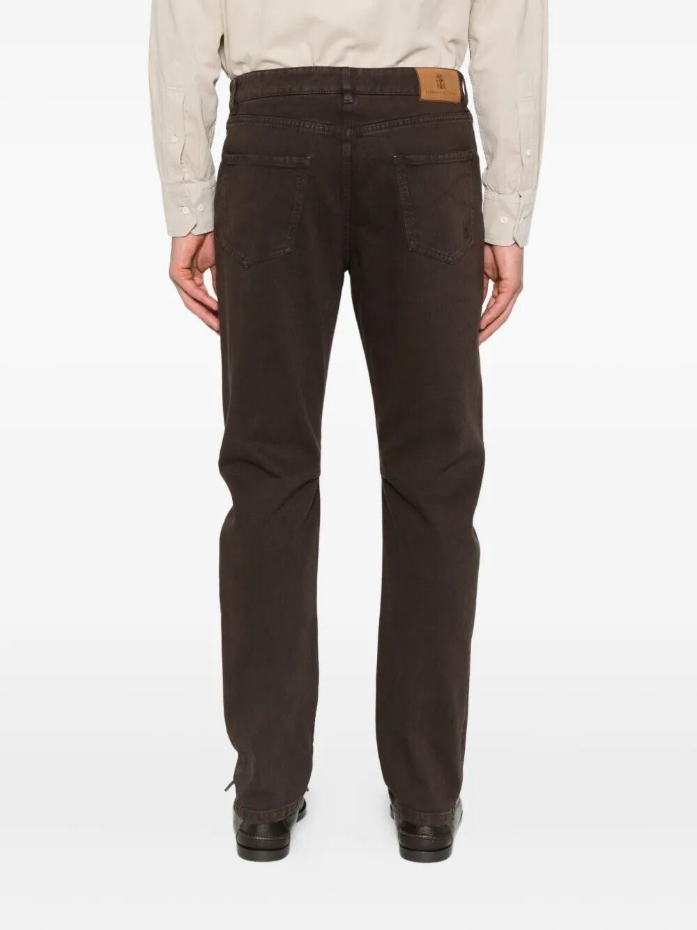 Brunello Cucinelli Men Dyed Denim Pants - 3