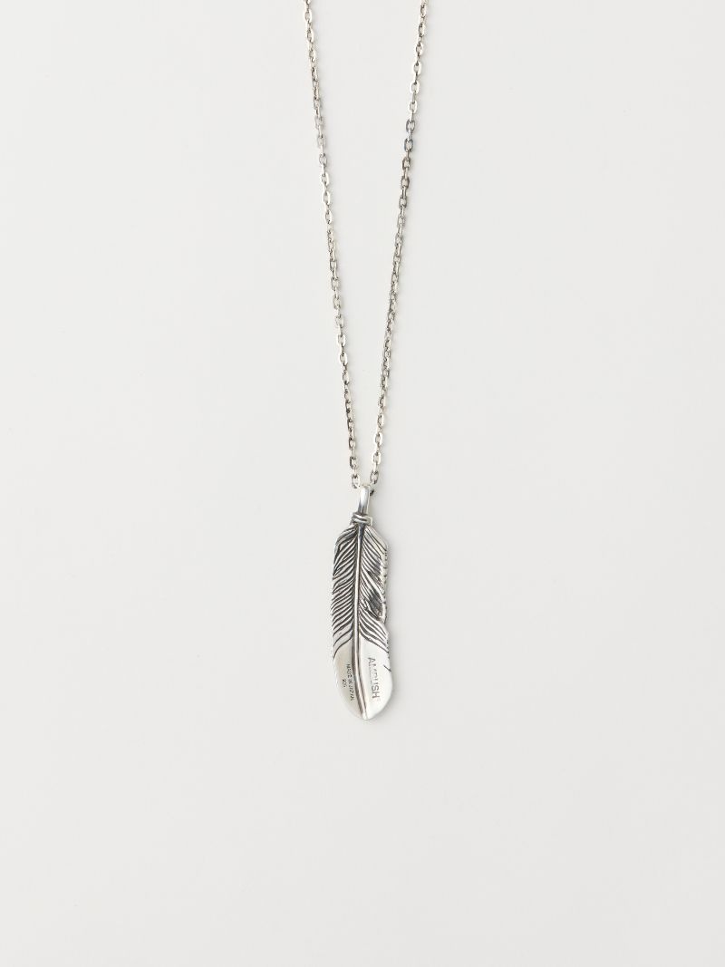 FEATHER CHARM NECKLACE - 4