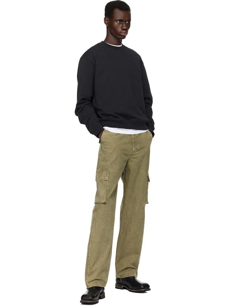 John Elliott Black Beach Crew 2 Sweatshirt outlook