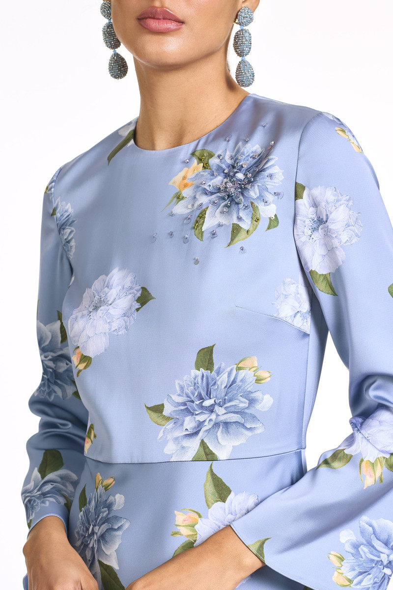 SACHIN & BABI EMBELLISHED ALEX GOWN - TWILIGHT CORSAGE outlook