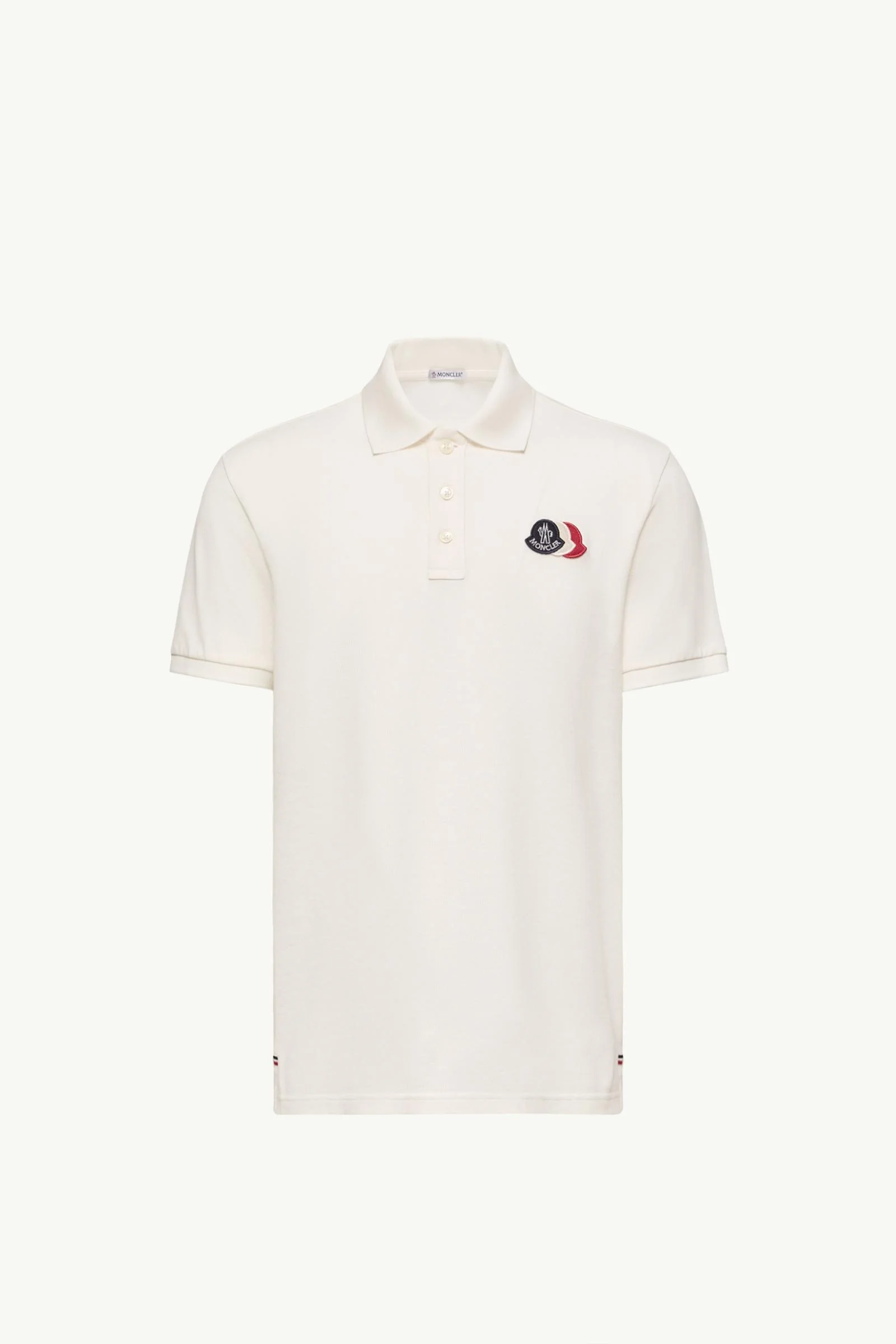 Logo Patch Cotton Piquet Polo Shirt - 1