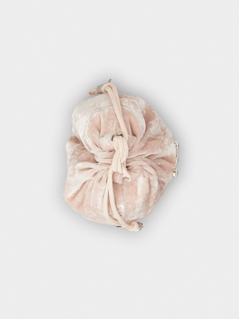 Viv' Pocket Strass Cube Bag in Velvet 6