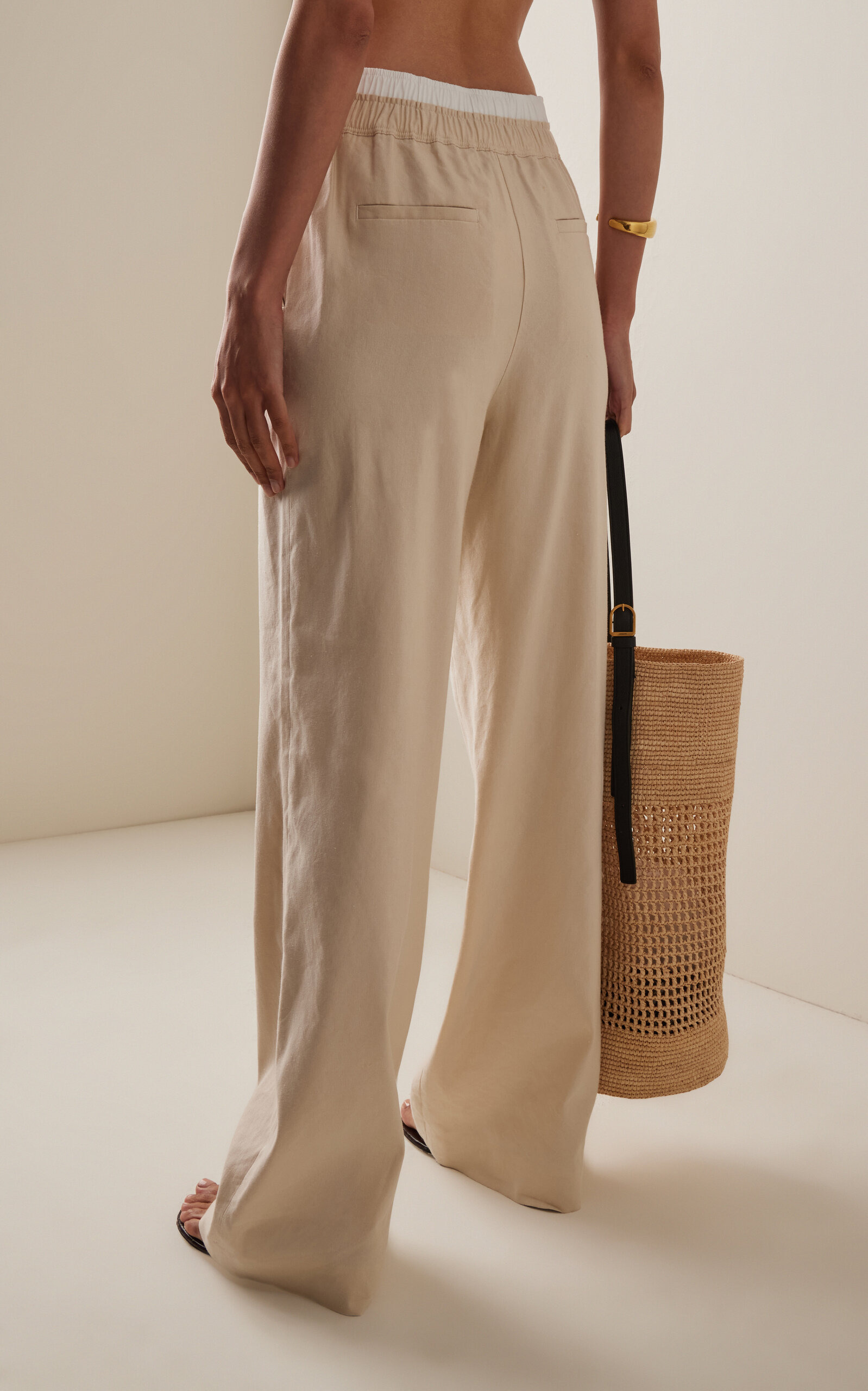 Bristol Linen Pants nude - 4