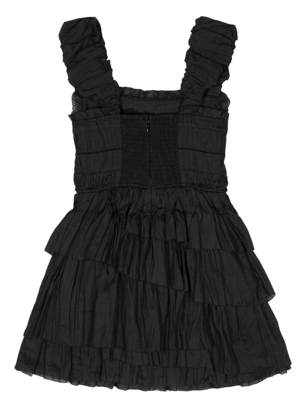Cole smocked ramie dress - 2