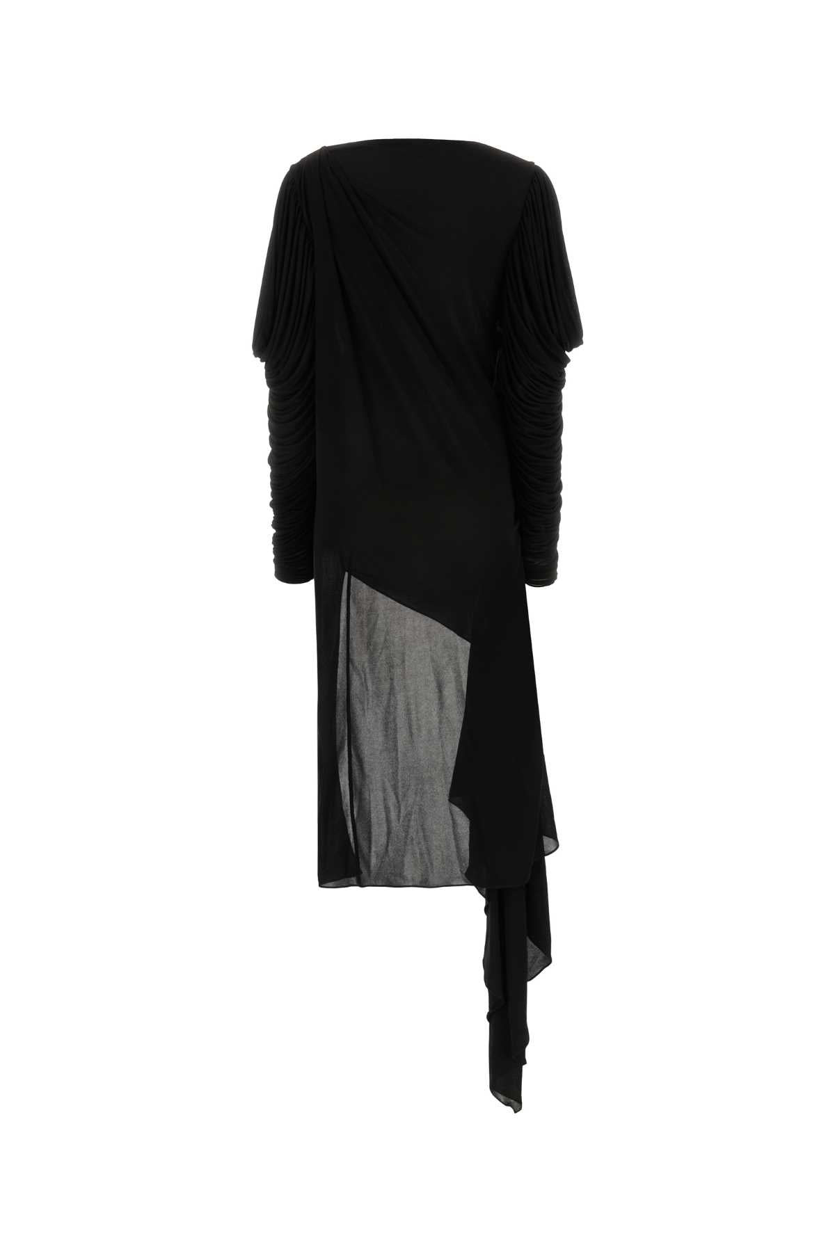 Gucci Women Black Crepe Dress - 2