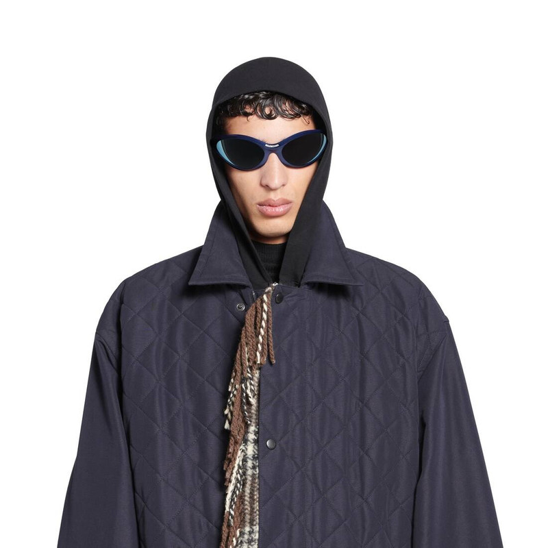 Men's Layered Parka in Dark Blue 5