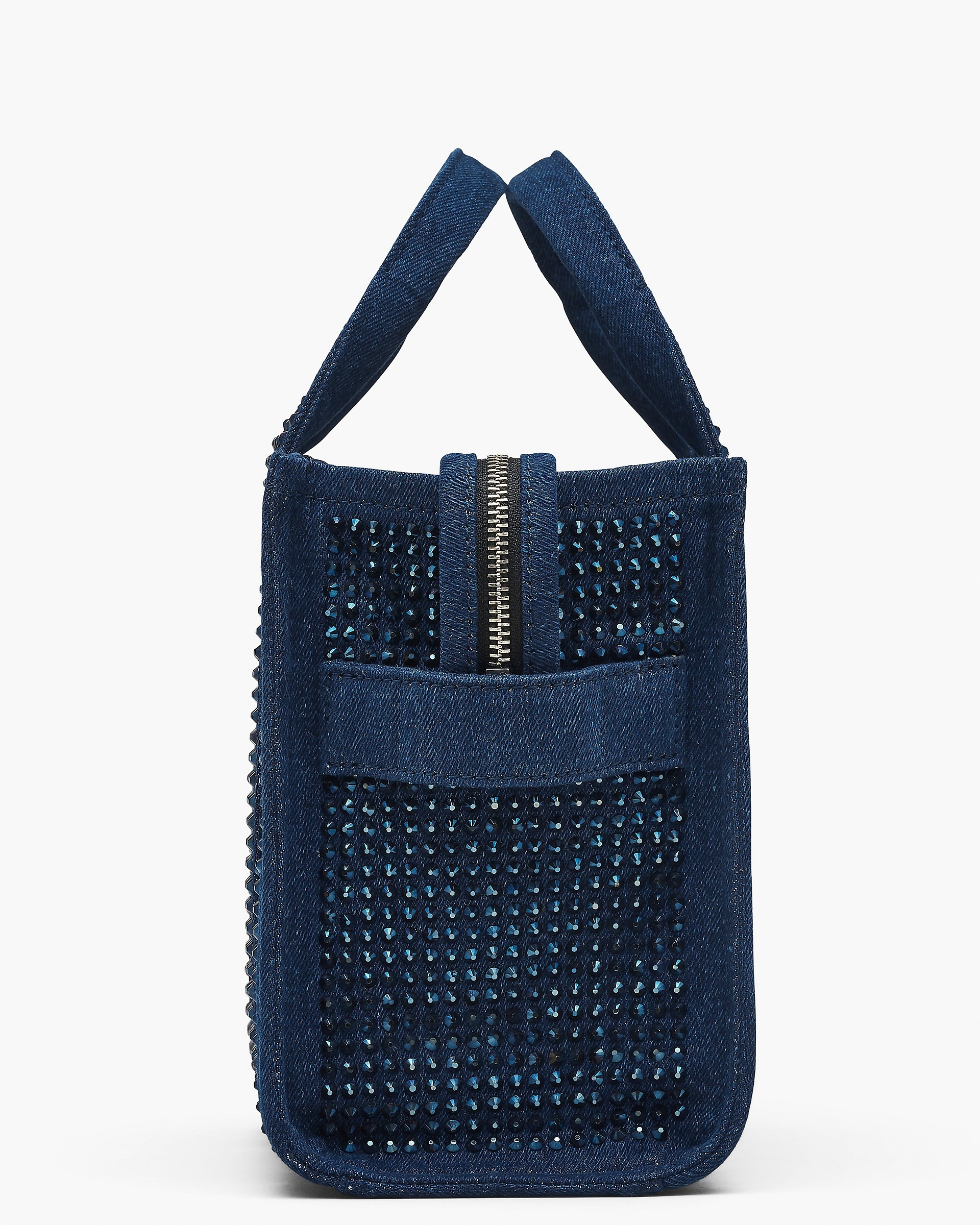 Marc Jacobs THE CRYSTAL DENIM SMALL TOTE BAG | REVERSIBLE