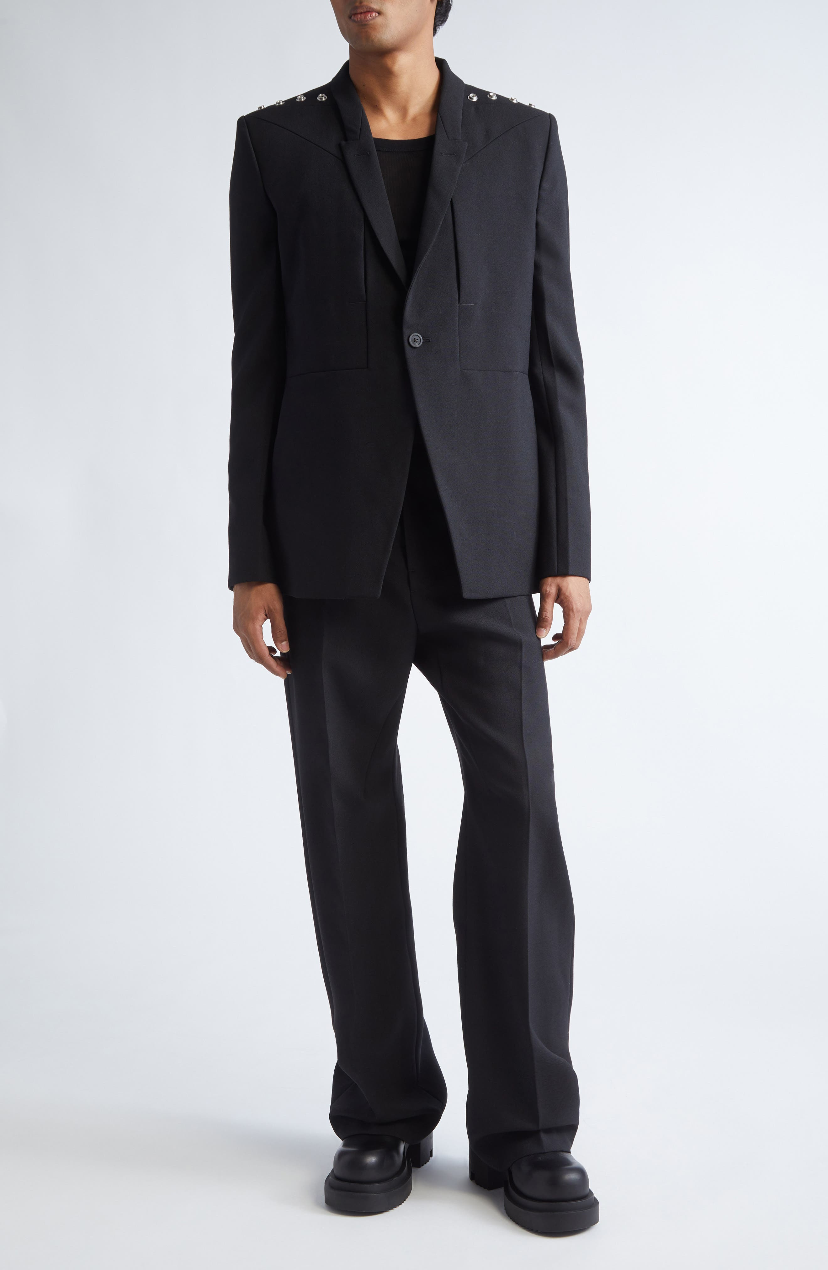 Rick Owens Fogpocket Wool Blazer in Black at Nordstrom - 2