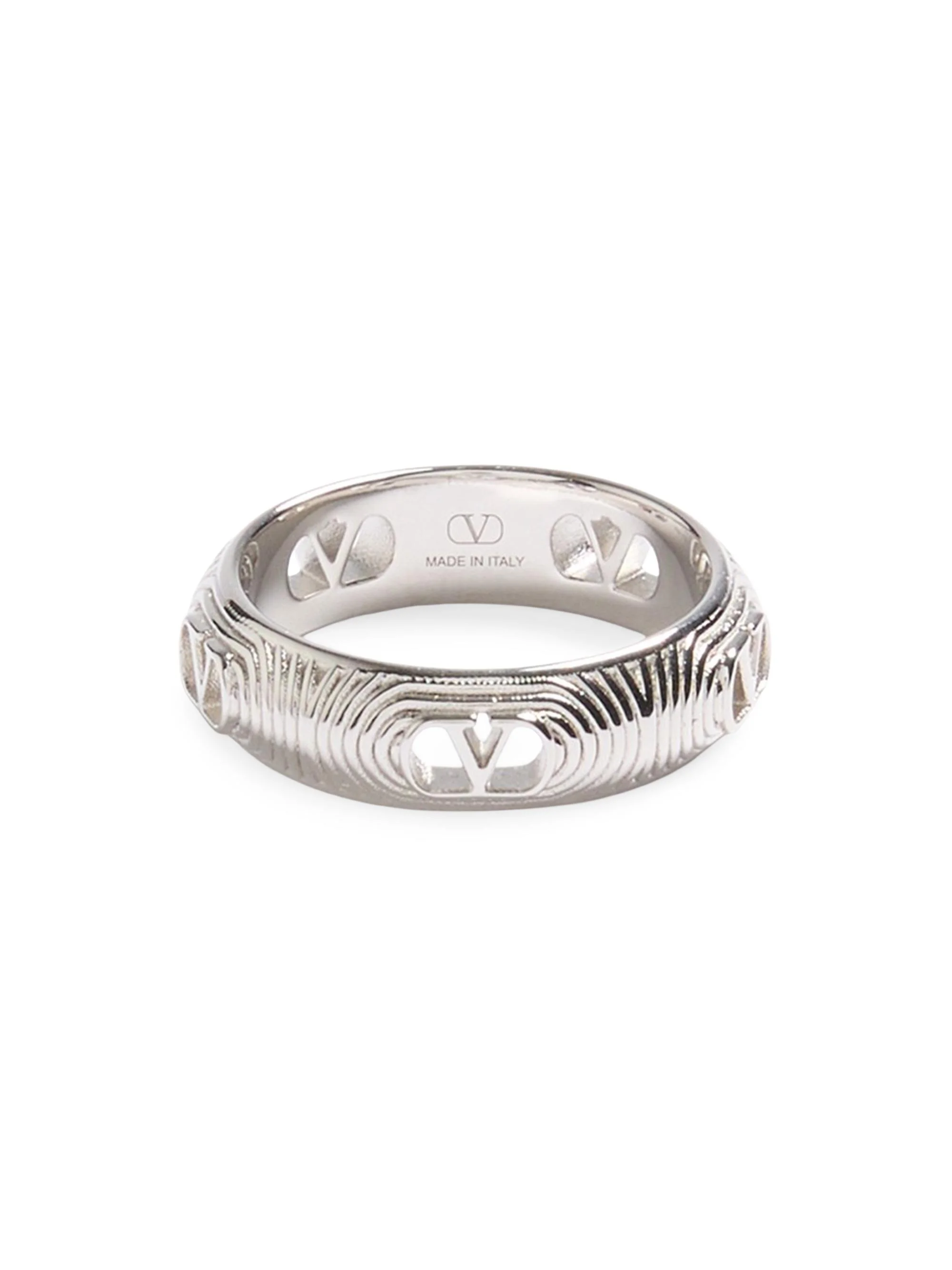Men's Ovalette Metal Ring - Palladium - 1
