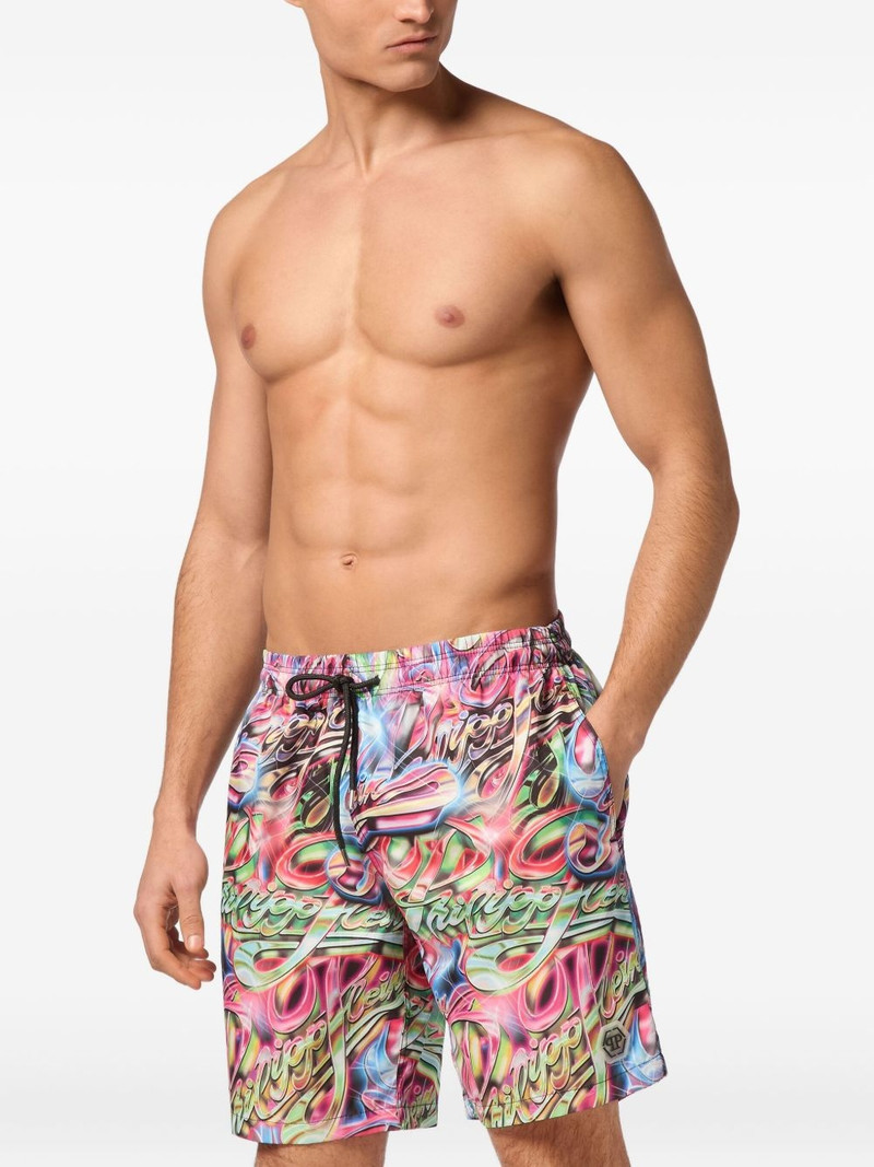 PHILIPP PLEIN Boxer swim shorts outlook