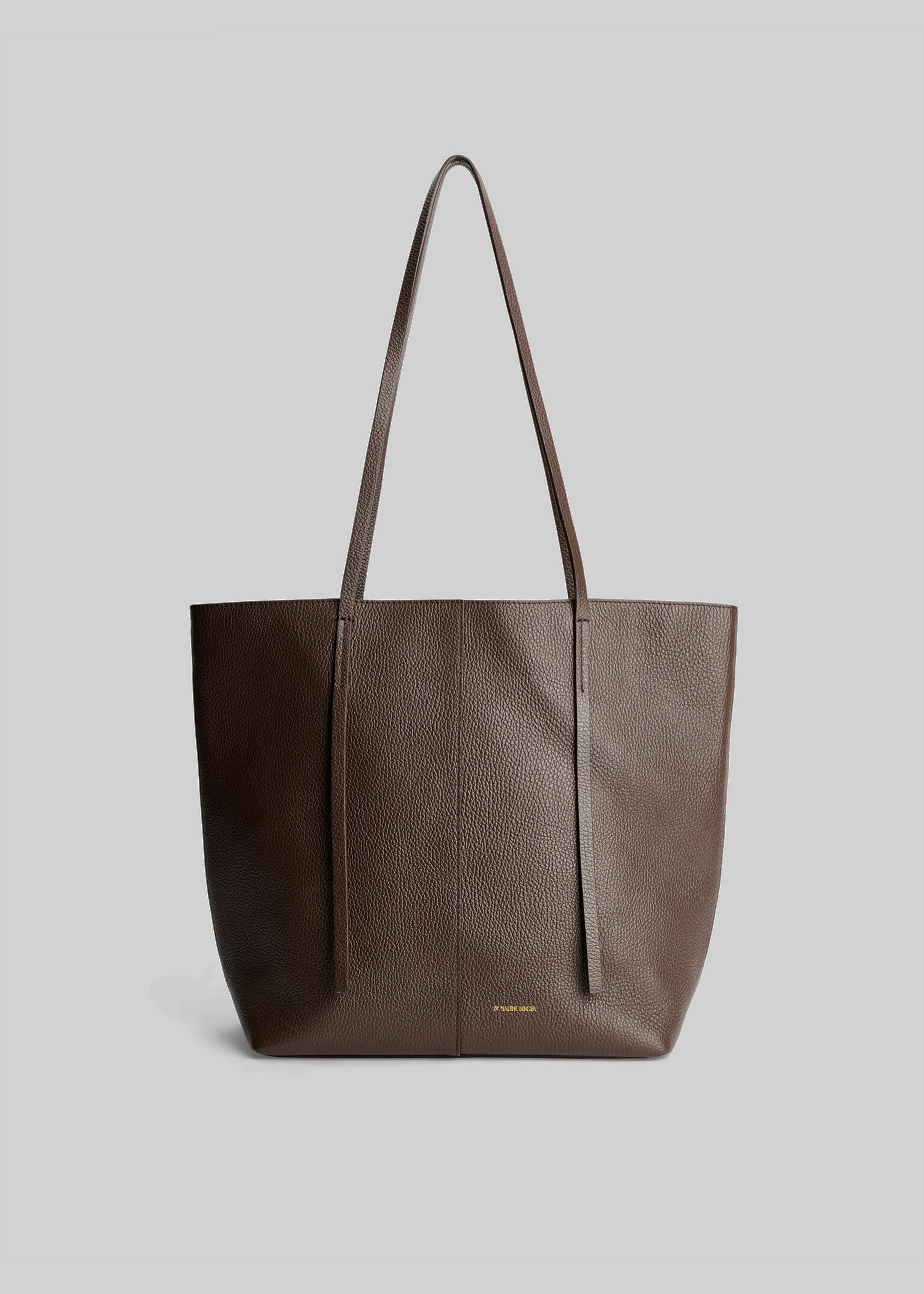 By Malene Birger Abilso Leather Tote Bag - Carafe - 1