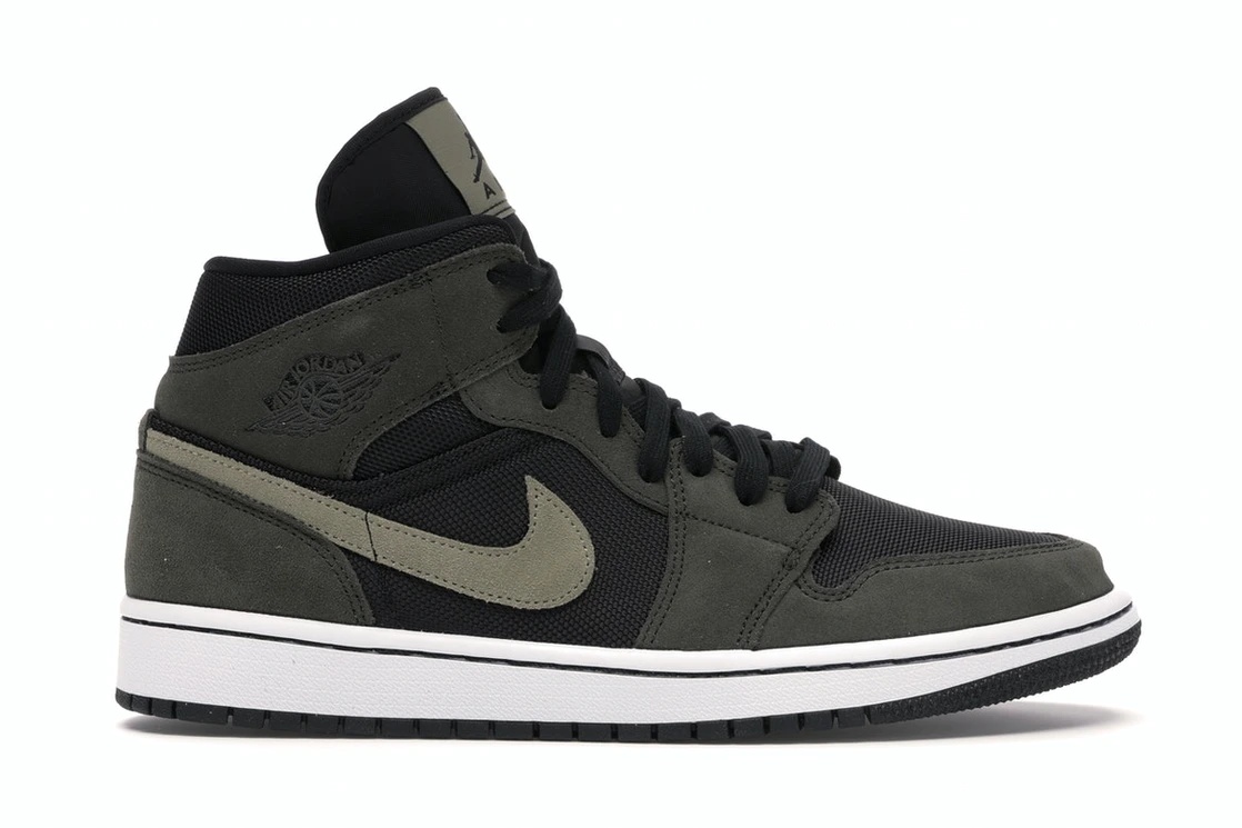 Jordan 1 Mid Military Olive (W) - 1