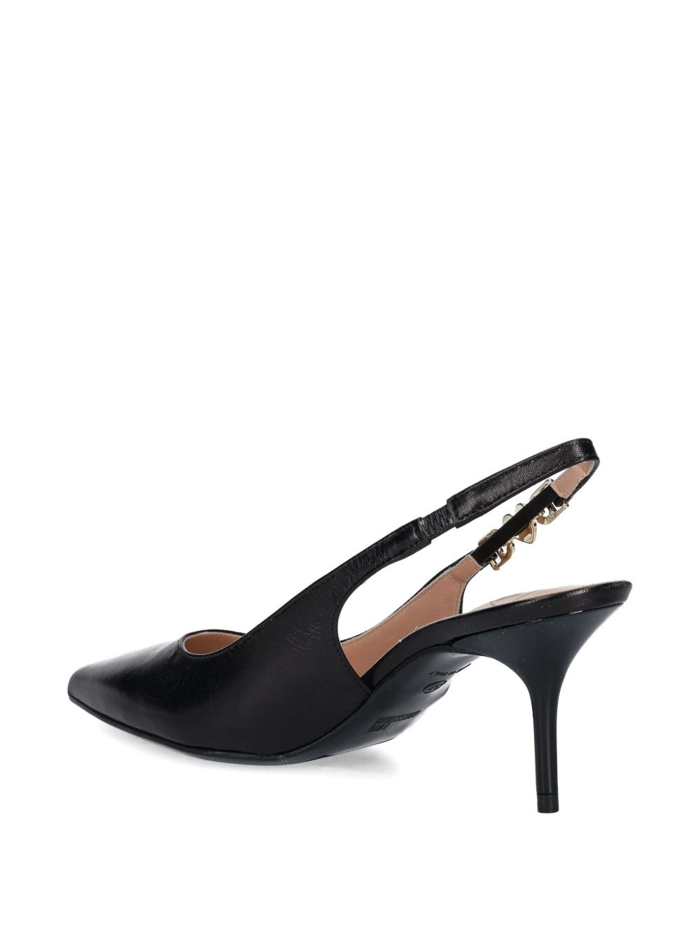 75mm heart-charm pumps - 3