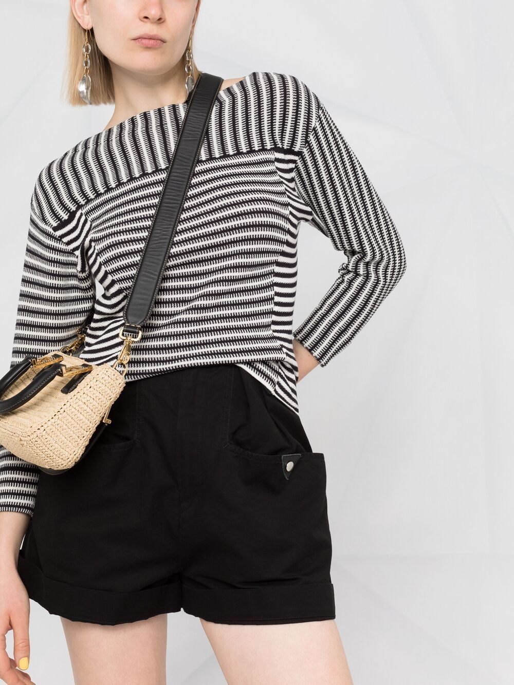 striped knit jumper - 5