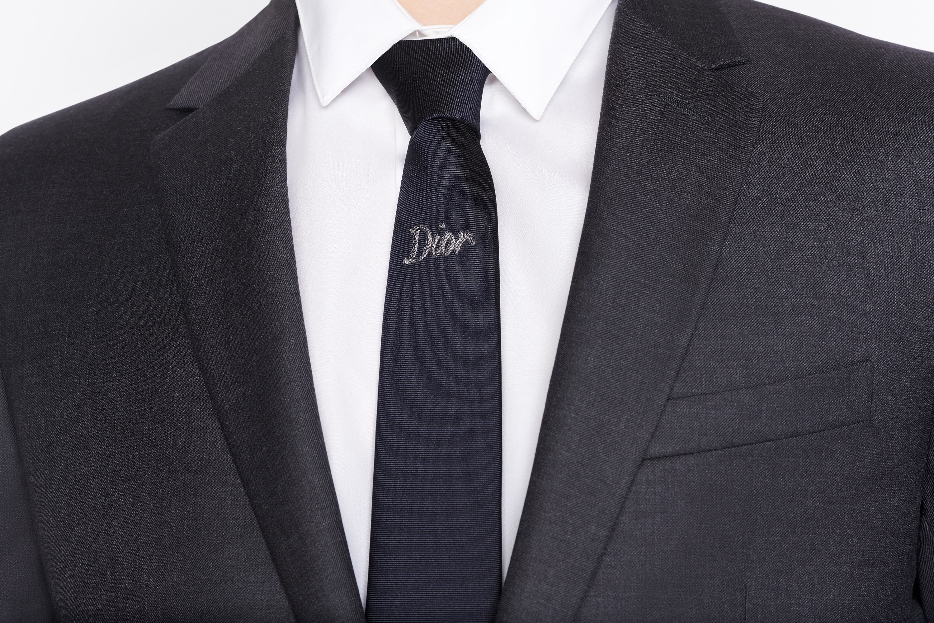 'Dior' Ribbon Tie - 3