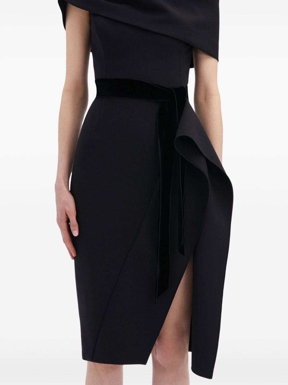 off-shoulder cocktail dress - 5