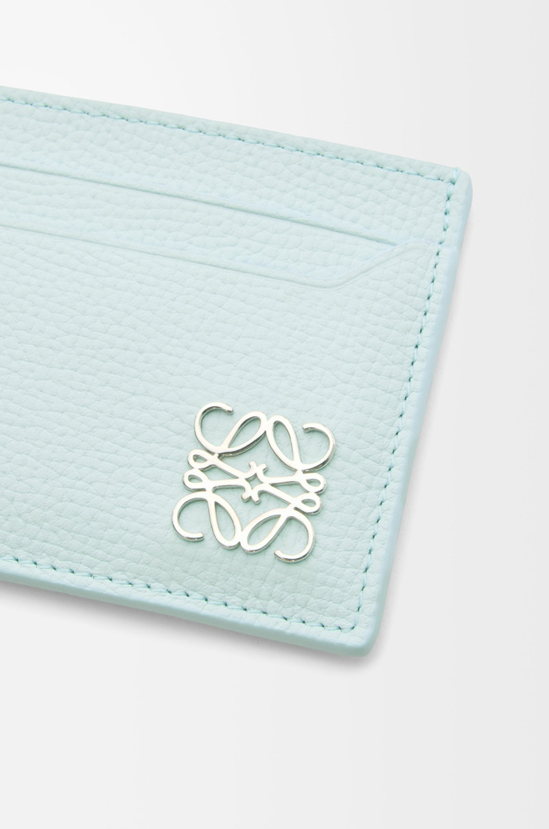 Anagram plain cardholder in pebble grained calfskin 4