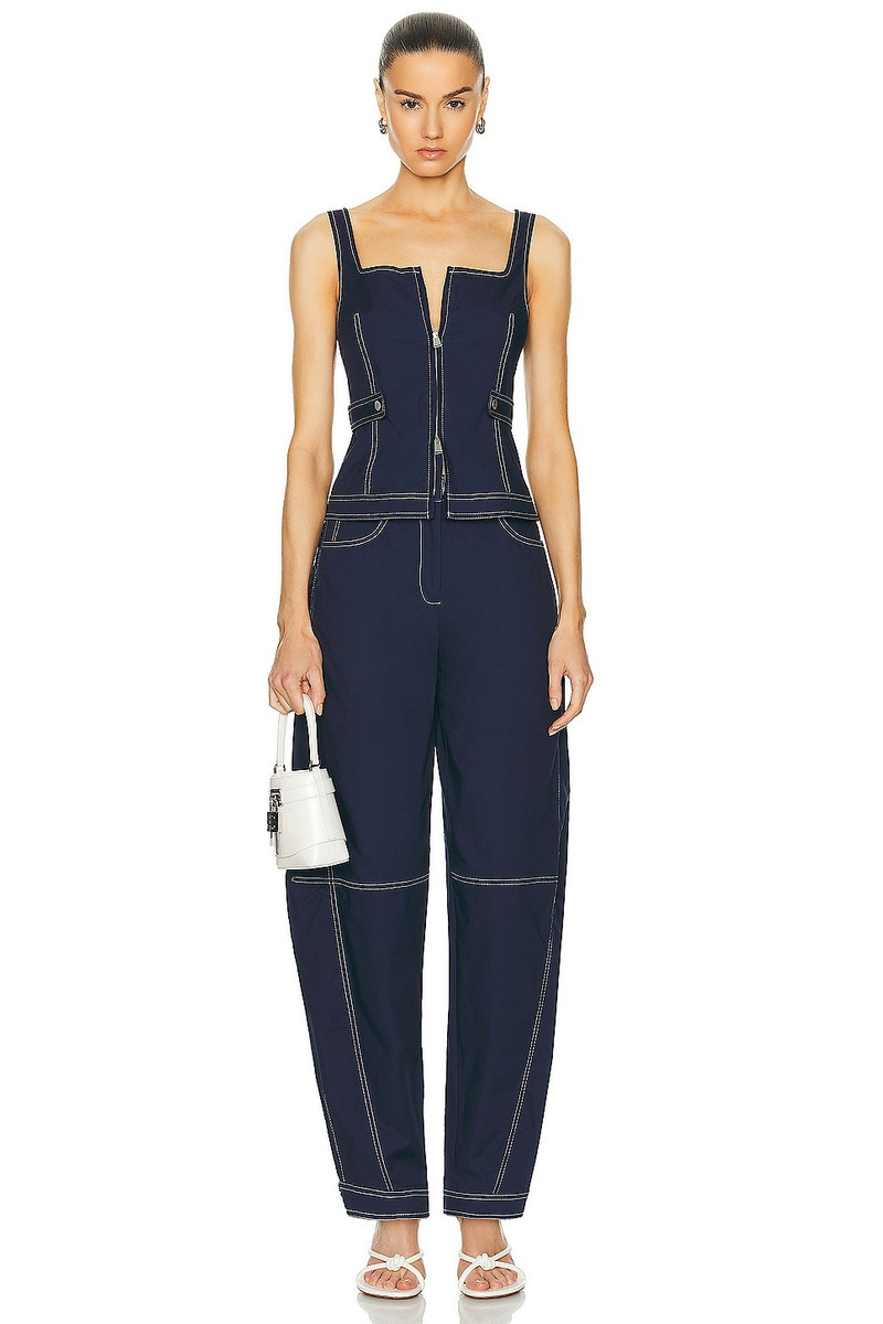 SIMKHAI Dolce Zip Up Top outlook