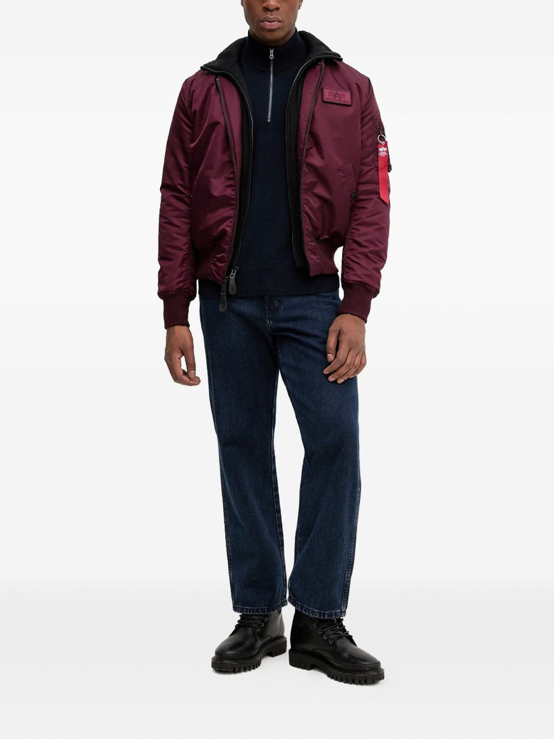 ALPHA INDUSTRIES MA-1 D-Tec hooded bomber jacket outlook