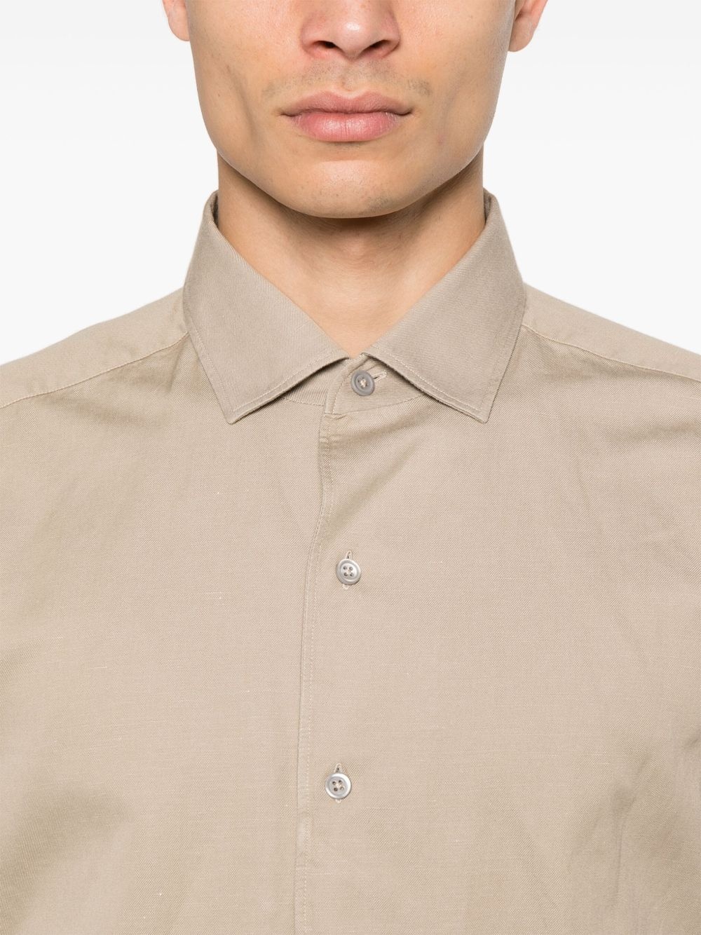 spread-collar shirt - 5