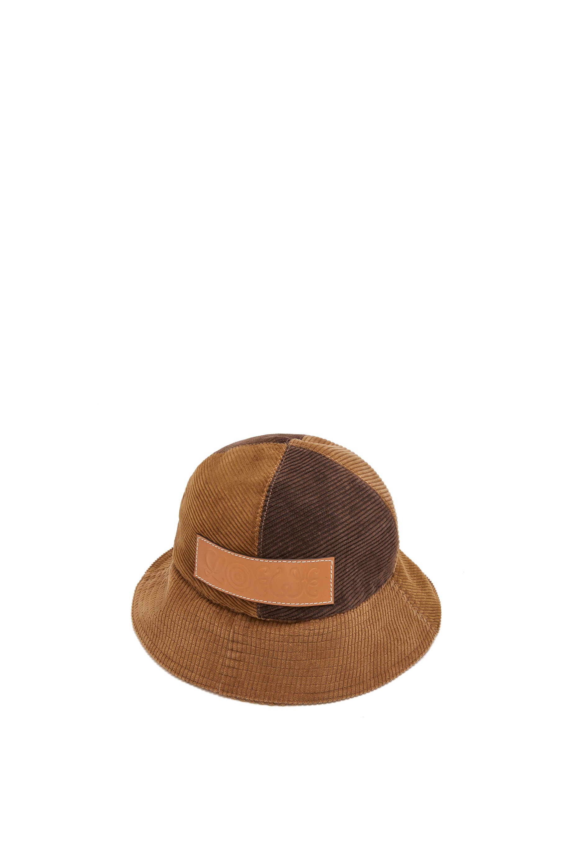 Bucket hat in upcycled corduroy - 3