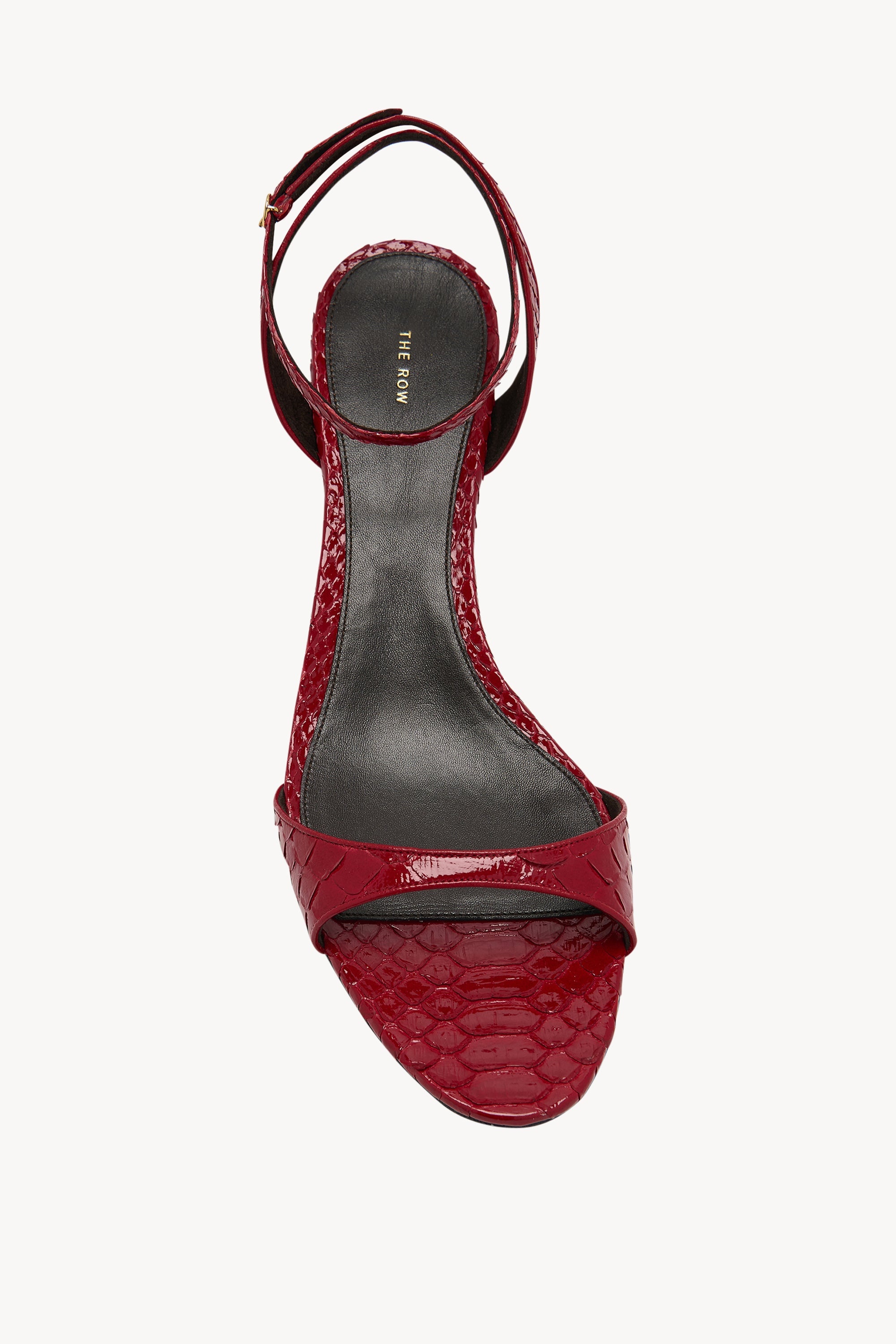 Vika Ankle Strap Kitten Heel in Python - 3