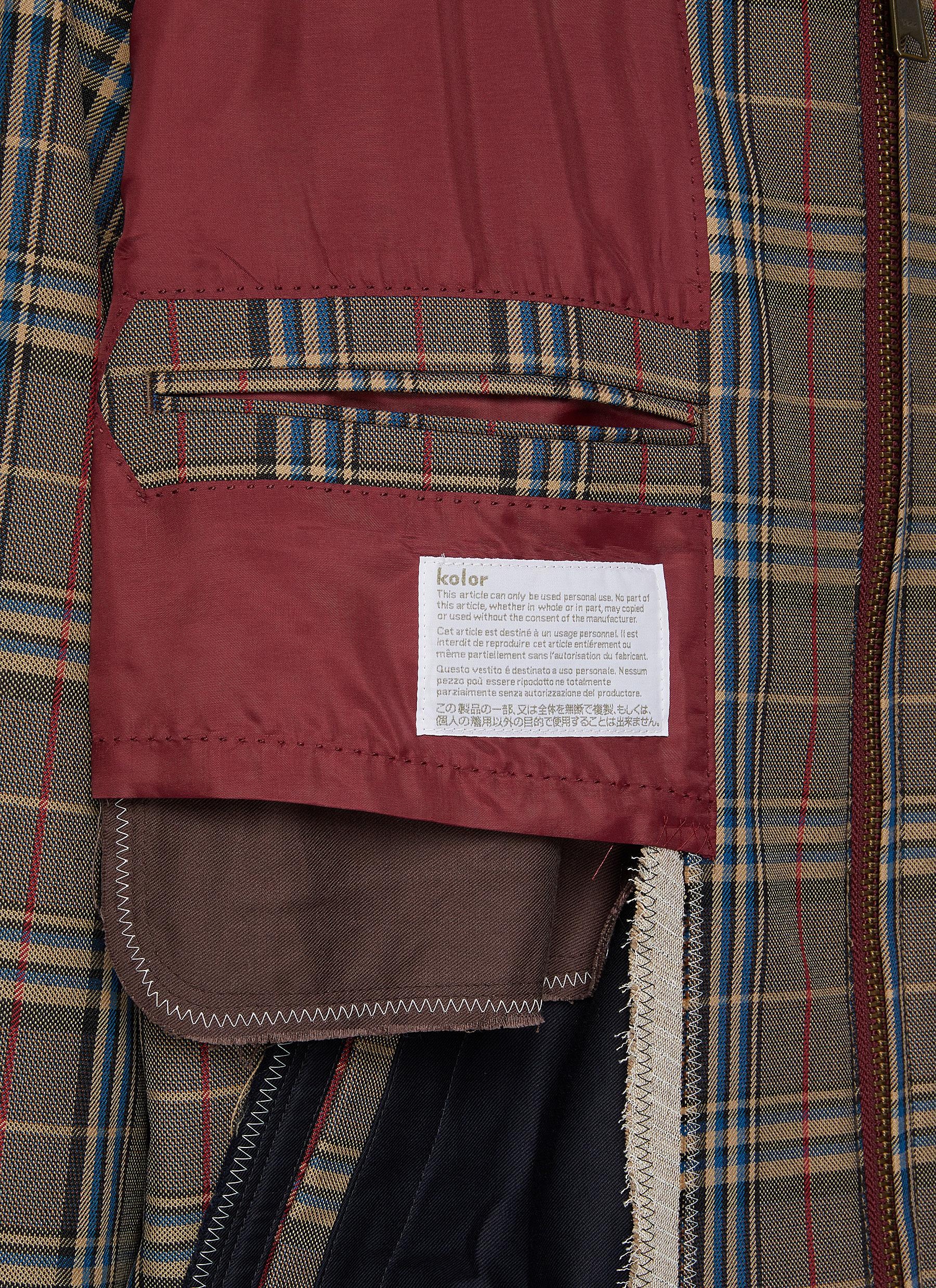 CONTRAST PANEL WINDBREAKER JACKET - 4
