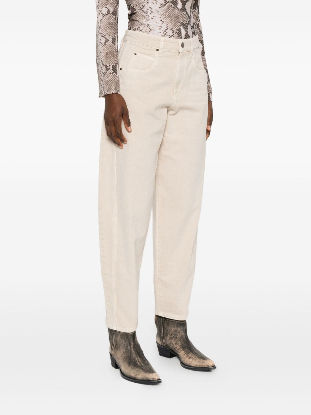 side-seam detail jeans - 3